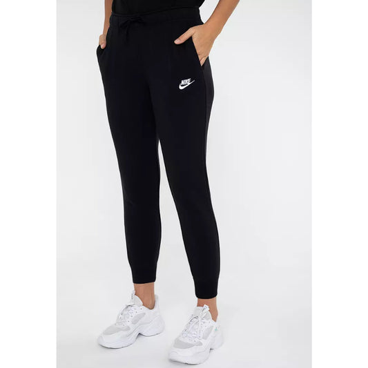 NIKE Womens Sportswear Club Fleece Jogger Pants 2X Black Mid-Rise Sweatpants NWT