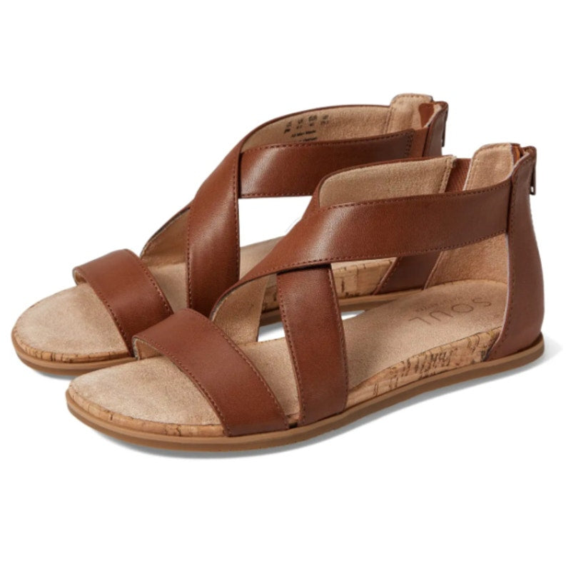 Soul Naturalizer Womens Cindi Sandals Size 7.5 M EU 38 Toffee Brown NIB