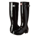 Hunter Womens Original Tall Gloss Rain Boots US 10 Black Waterproof NWOB