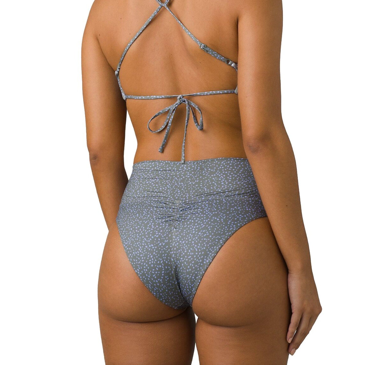 PRANA Women's Aurelia Bikini Bottom Small Pink Tropics Floral High Waist NWT