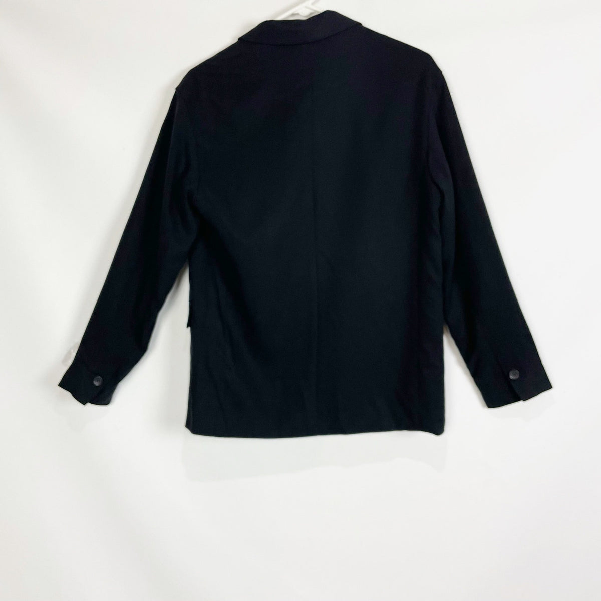 Everlane Womens The Easy Blazer Size 2 Black One Button Lyocell NWT
