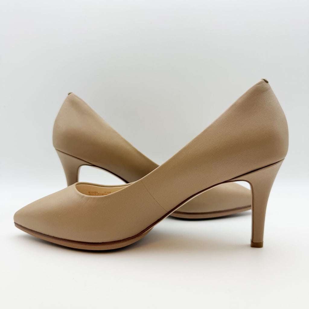 Cole Haan Womens Grand Ambition Pumps US 9.5 B Tan Amphora Leather Heels NWOB