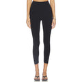 NORMA KAMALI Women's Lifestyle Cropped Leggings Medium/34 Black Stretch NWOT