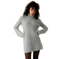 STEVE MADDEN Women's Abbie Sweater Dress Medium Heather Grey Turtleneck NWT