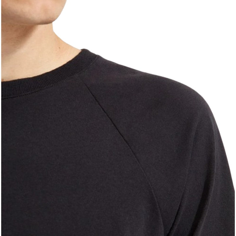 EVERLANE Men's The Premium-Weight Long-Sleeve Crew T-Shirt Medium Black NWT