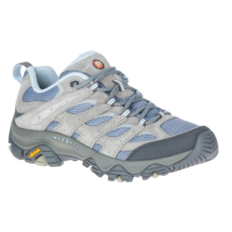 Merrell Womens Moab 3 Hiking Sneakers US 8 EU 38.5 Blue Grey Suede NWOB
