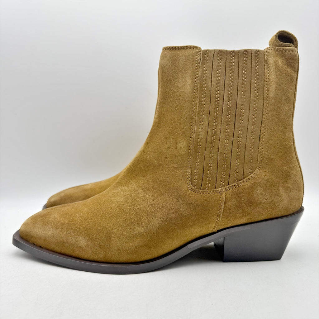 Seychelles Womens Hold Me Down Chelsea Ankle Boots US 8 Brown Suede NWOB