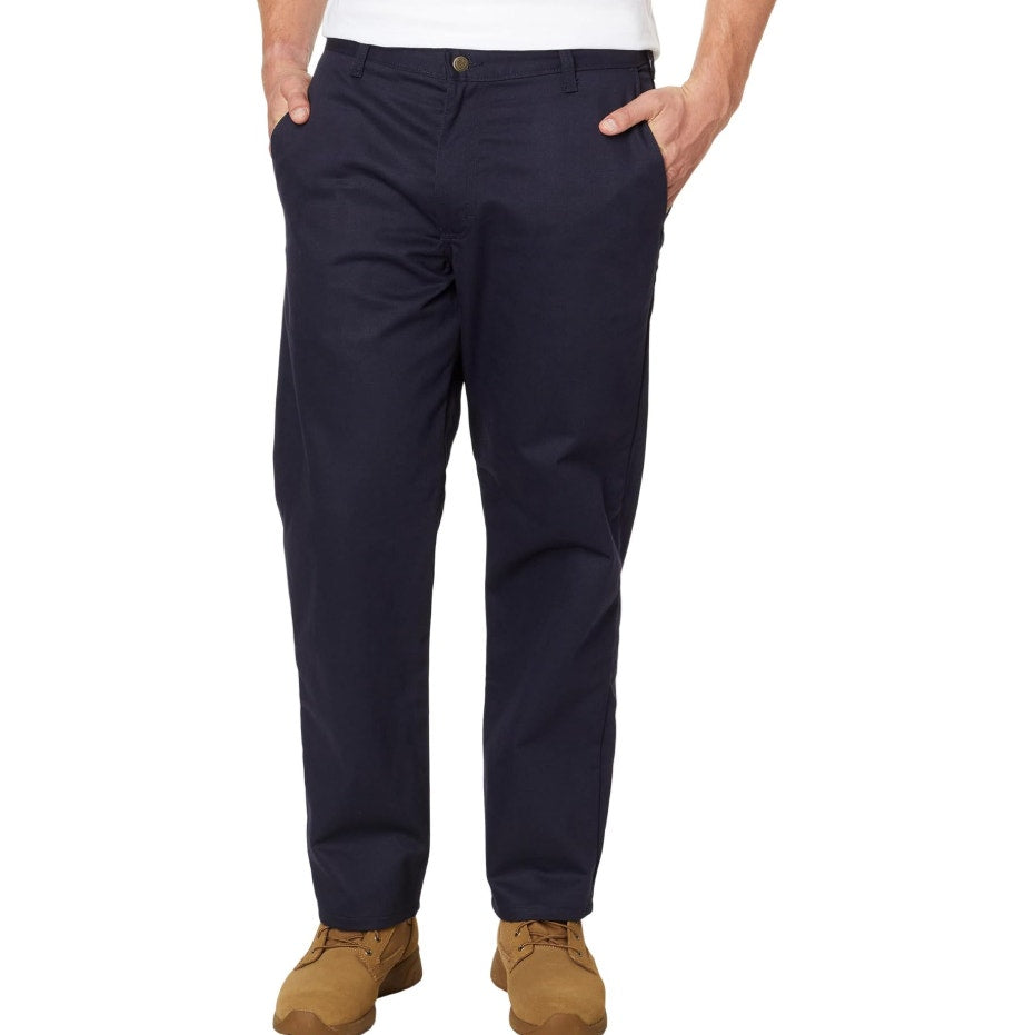 TYNDALE Mens FR CAT2 Industrial Work Pants 34x32 Dark Navy Blue Straight NWOT