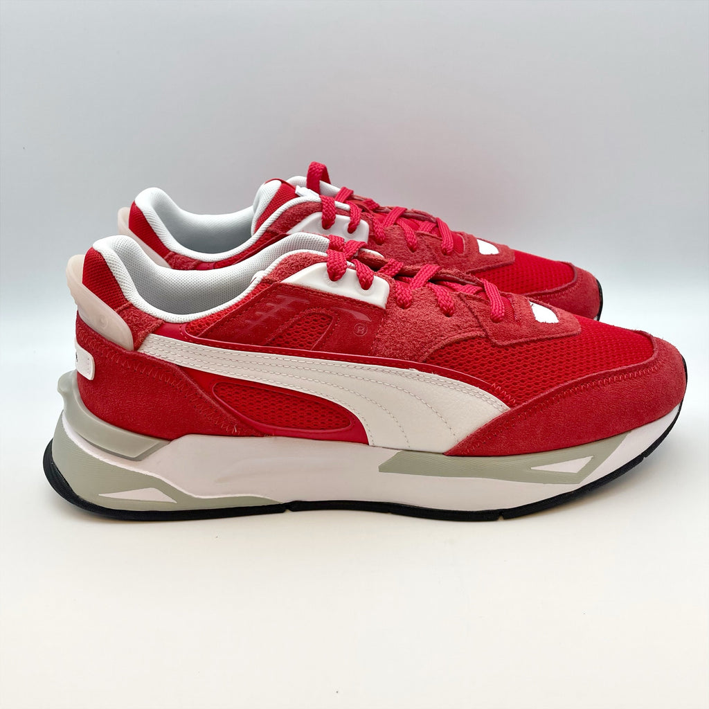 Puma Mens Mirage Sport Heritage Sneakers US 10.5 M EU 44 Red White Athletic NIB