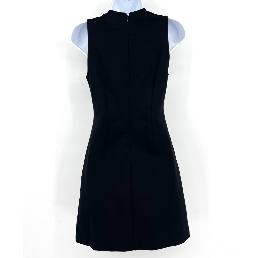 EVERLANE Women's The Dream '90s Shift Dress XL Black Sleeveless Stretch NWT