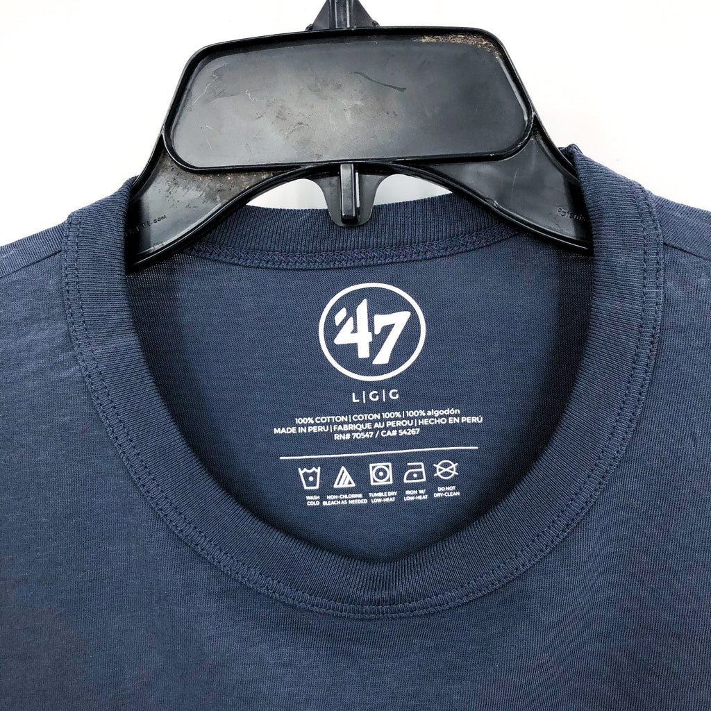 47 BRAND Men's Houston Astros Borderline Franklin T-Shirt Large Atlas Blue NWT