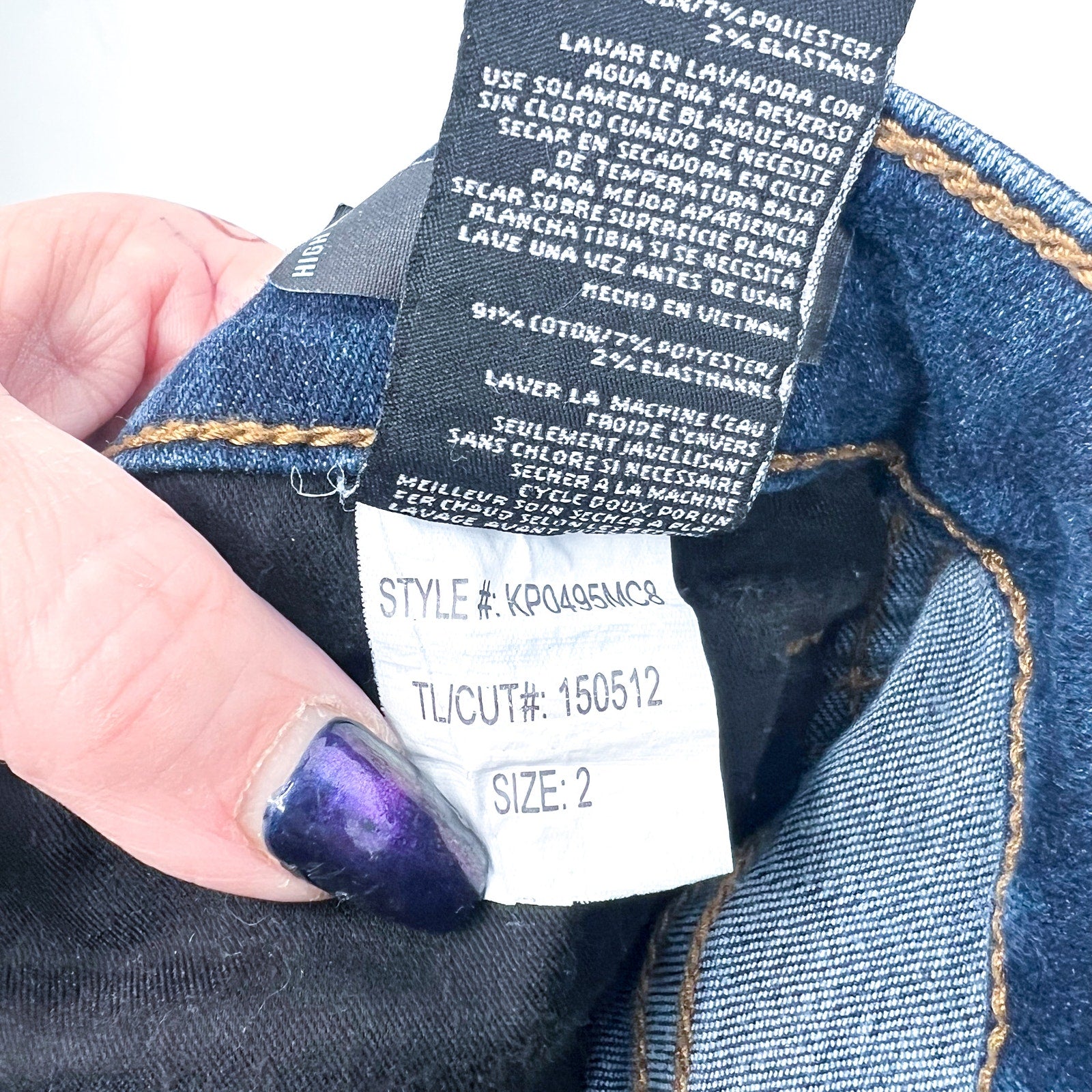 KUT FROM THE KLOTH Womens Diana Skinny Jeans Size 2 Blue Medium Wash Stretch NWT