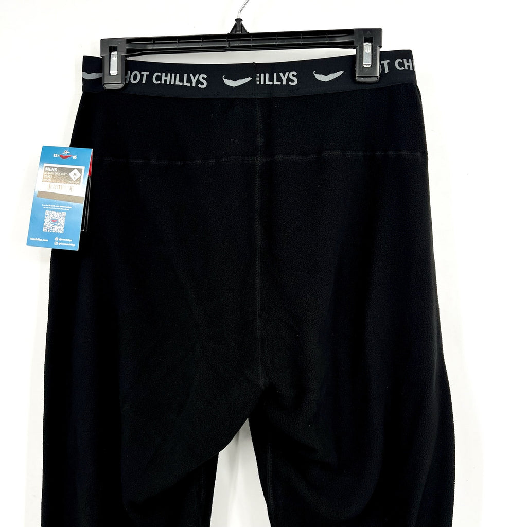 HOT CHILLYS Men's La Montaña Bottom Base Layer Medium Black Fleece NWT