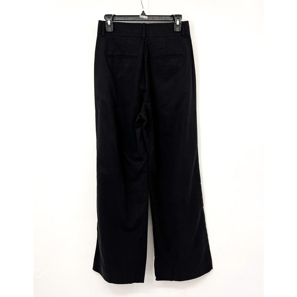 Everlane Womens The Way-High Drape Pants Size 8 30" Inseam Pleated Black NWT
