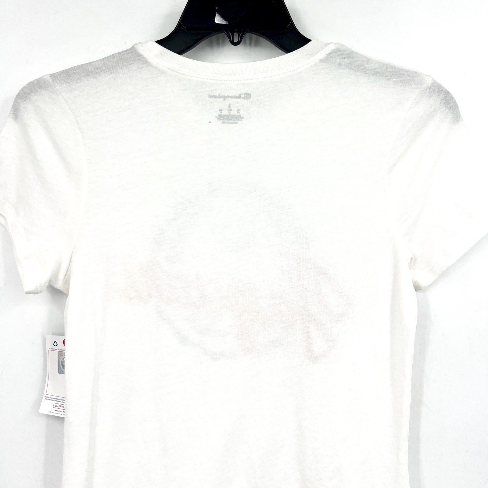 CHAMPION Women's S. Alabama Jaquars Crest T-shirt Small White Short Sleeve NWOT