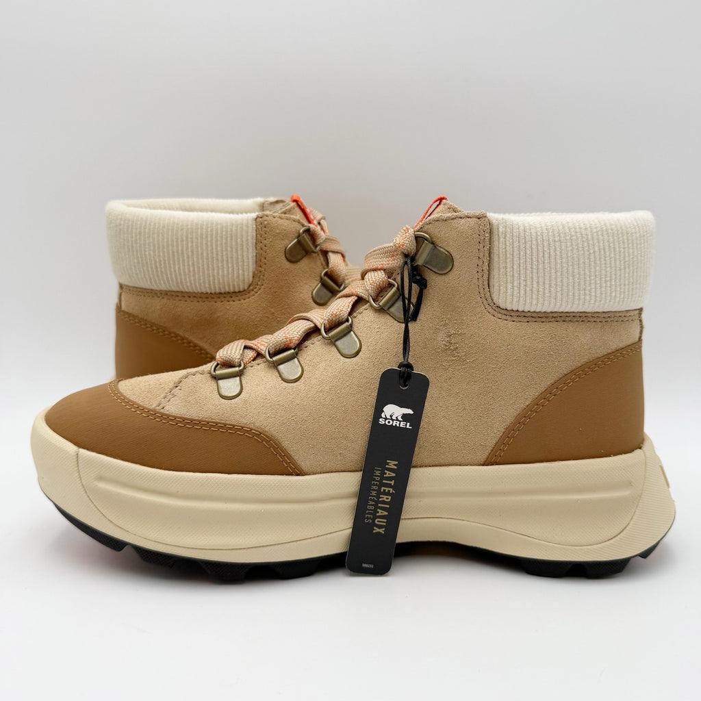 Sorel Womens ONA 503 Hiking Shoes Size 8 Tan Multicolor Suede Waterproof NIB