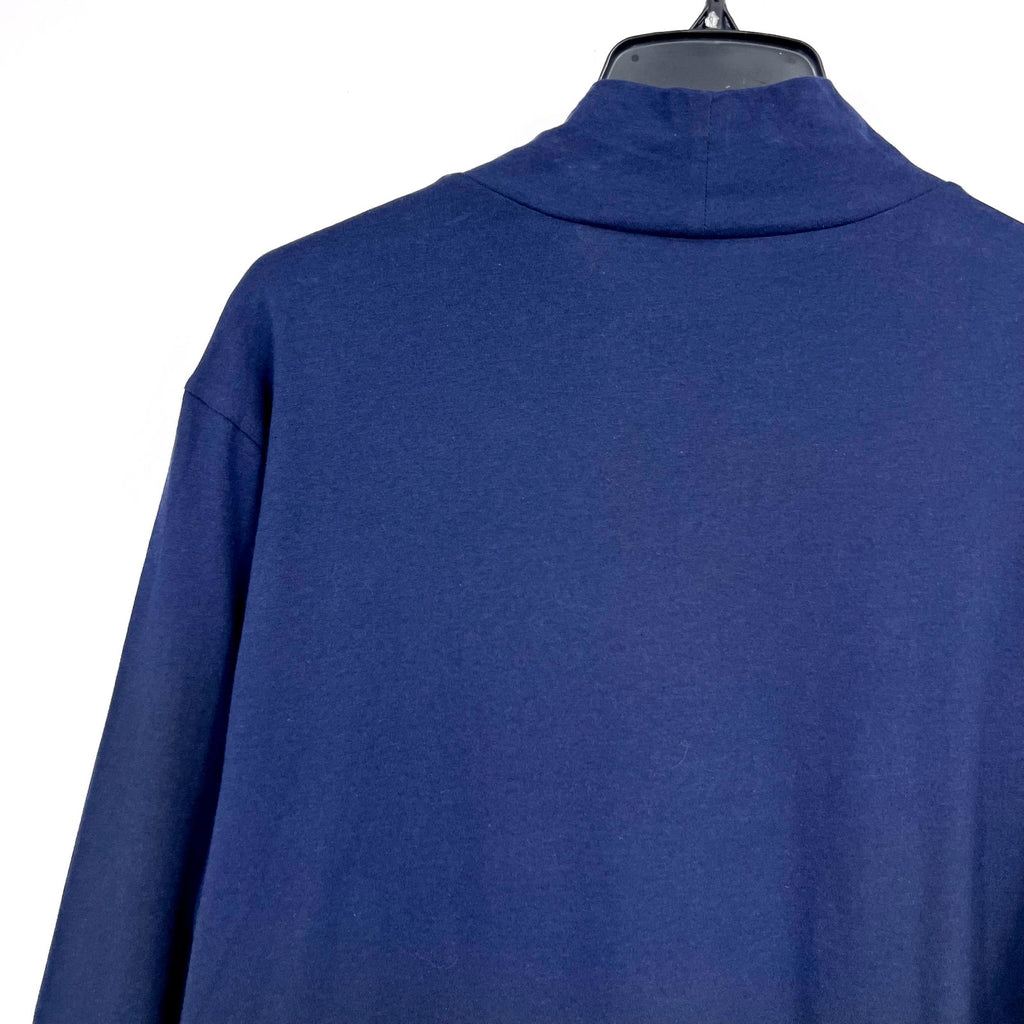 EVERLANE Uniform Men's The Organic Cotton Turtleneck Large Navy Blue NWT