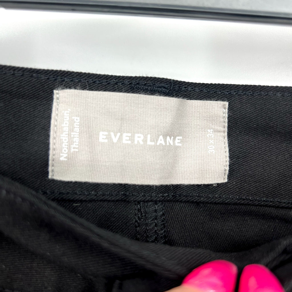 EVERLANE Men's The Performance 5-Pocket Pants 30x34 Black Chino Stretch NWT