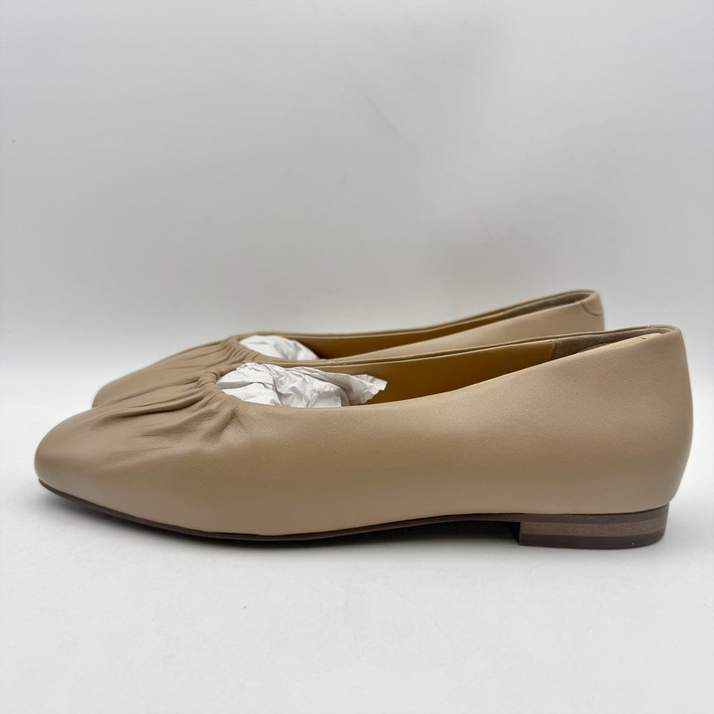 Seychelles Womens Little Things Flats Size 7.5 EU 38 Beige Tan Leather NWOB