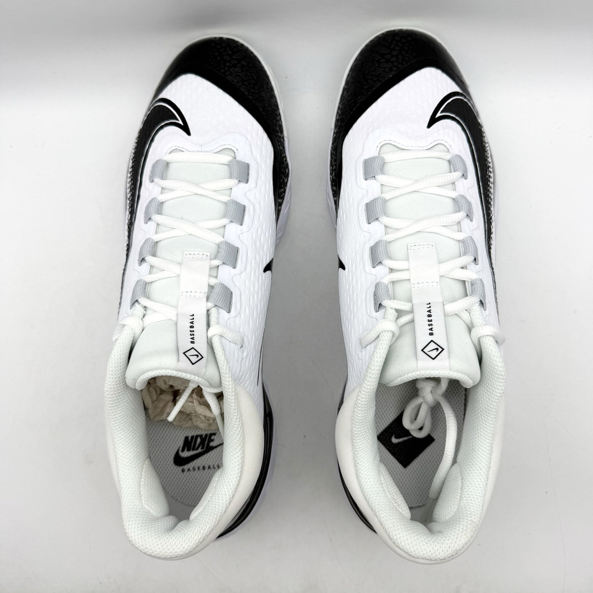 Nike Mens Alpha Huarache Elite 4 Low MCS Baseball Cleats US 11 White FD6255 NWOB
