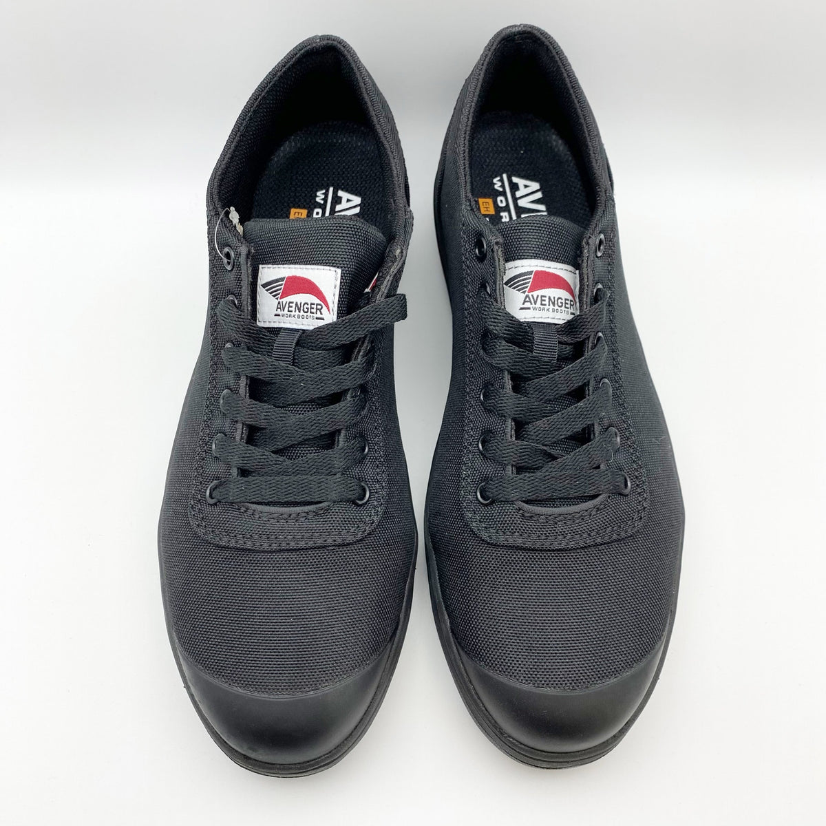 Avenger Mens Blade Low Work Shoes 9 WIDE Black Comp Toe A123 SR EH NIB