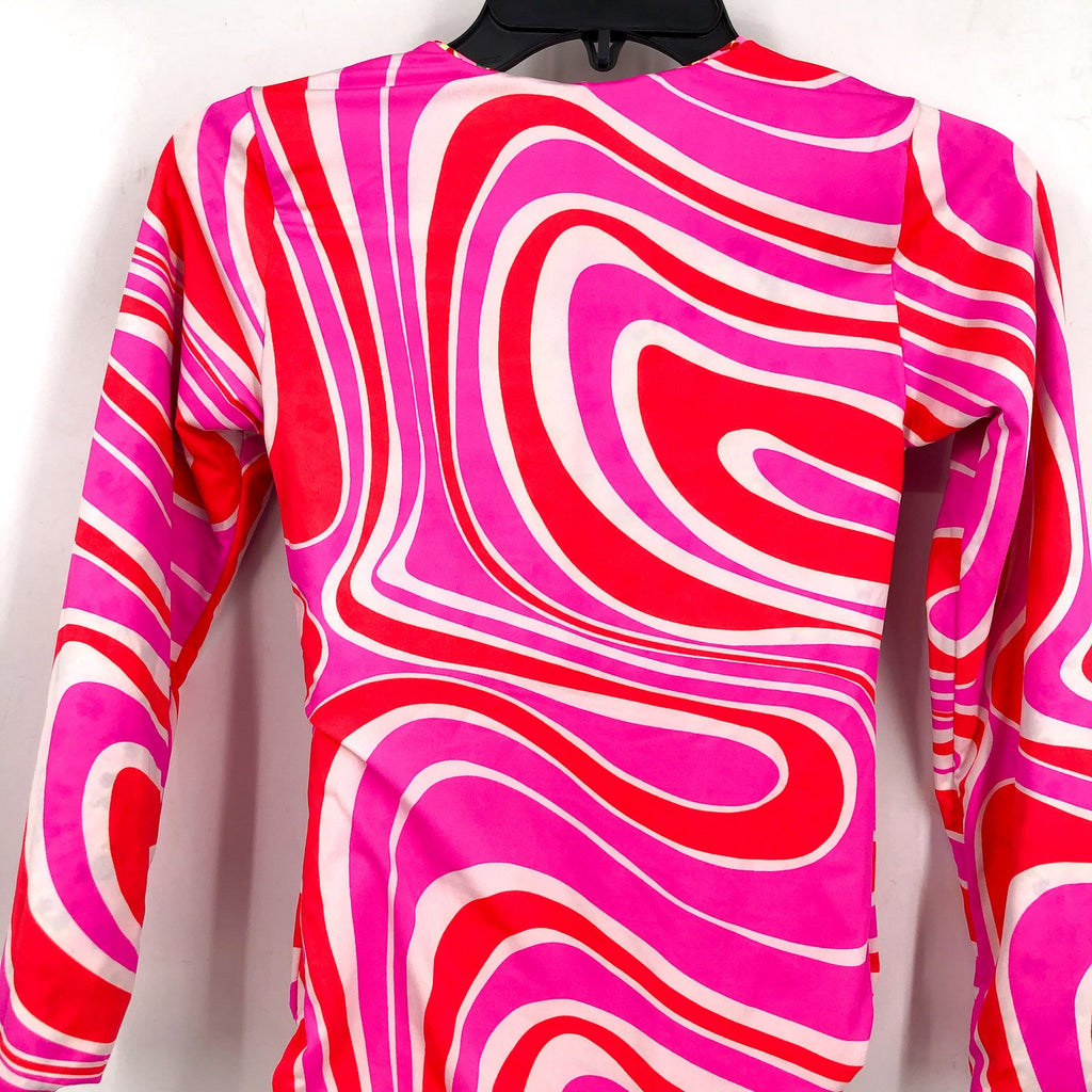 MAAJI Girls Miku Reversible Long Sleeve One Piece Size 12 Pink Amazonas NWT