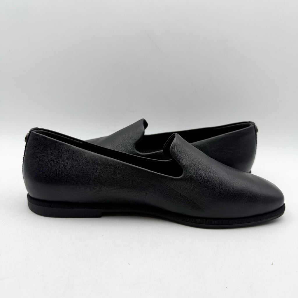 Vionic Womens Willa 2.0 Loafers US 8 Wide EU 38.5 Black Leather NWOB