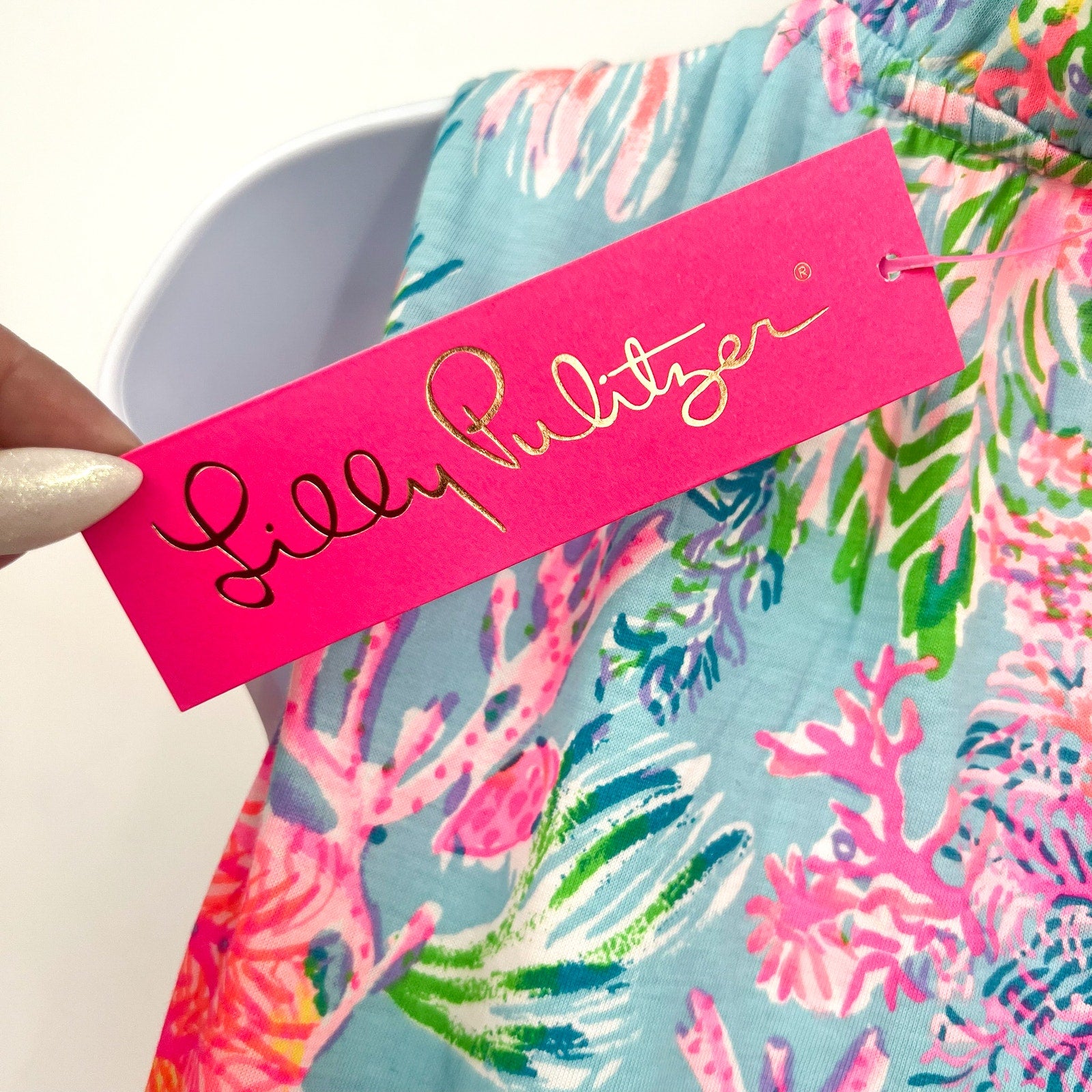 LILLY PULITZER Womens Malone Dress XL Cay to My Heart Blue Celestial Blue NWT