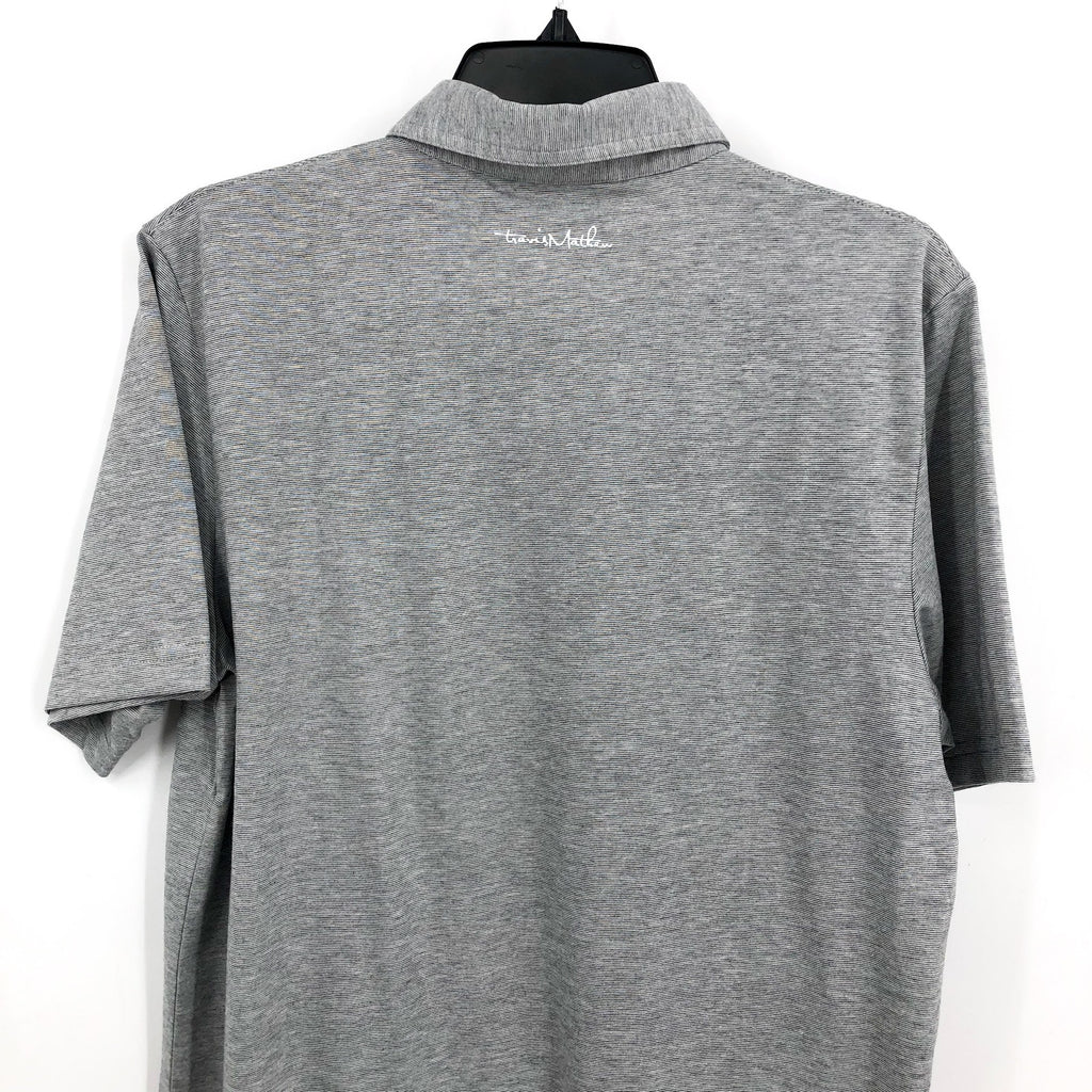 TRAVIS MATHEW Men's New York Yankees The Zinna Polo Shirt Small Heather Grey NWT