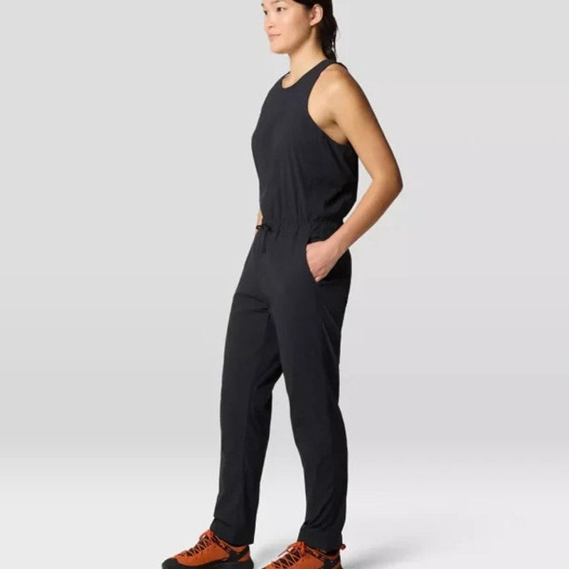 Mountain Hardware Womens Dynama Romper Small Black Sleeveless Jumpsuit NWT