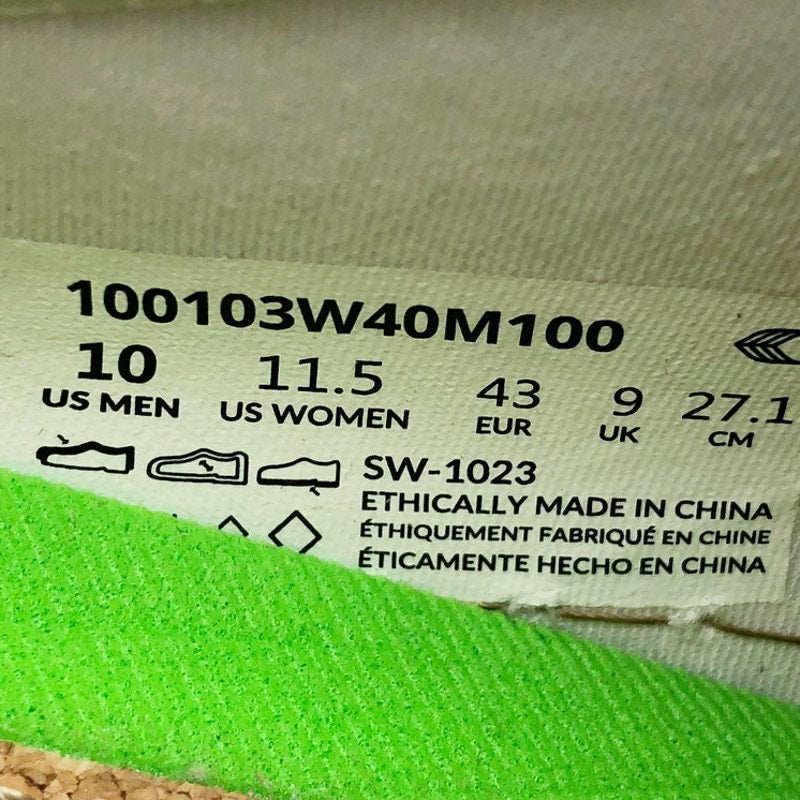 Cariuma Oca Low Gum Canvas Sneaker Womens 11.5 Mens 10 Off White Tan NIB