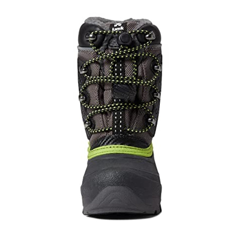 Kamik Kids Luke 3 Snow Boots US 4 EU 36 Charcoal Grey Waterproof Insulated NIB