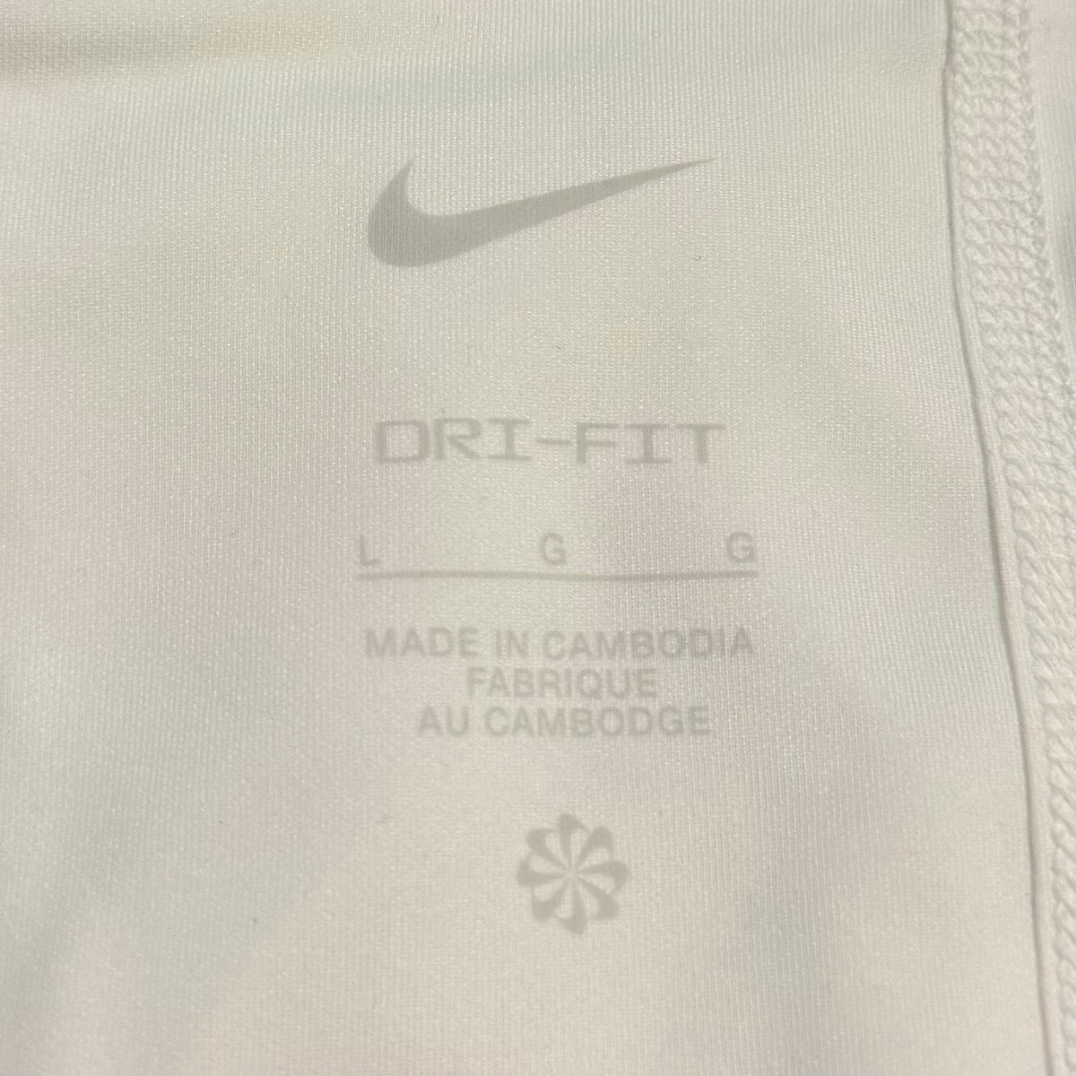 NIKE Women's Court Dri-FIT Victory Tennis Skort Large White Standard Fit NWT