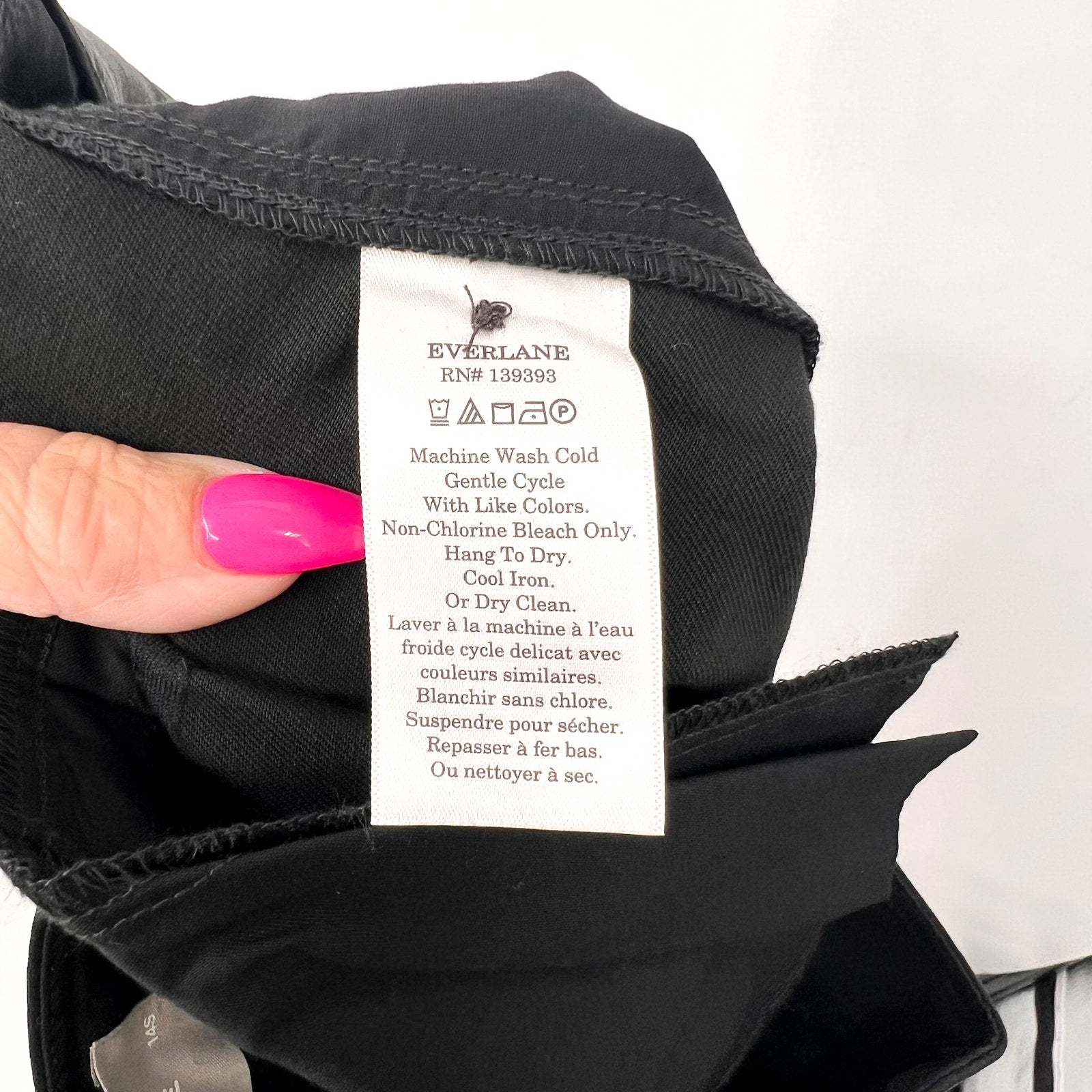 Everlane Womens The Way-High Drape Pants Size 14 30" Inseam Pleated Black NWT