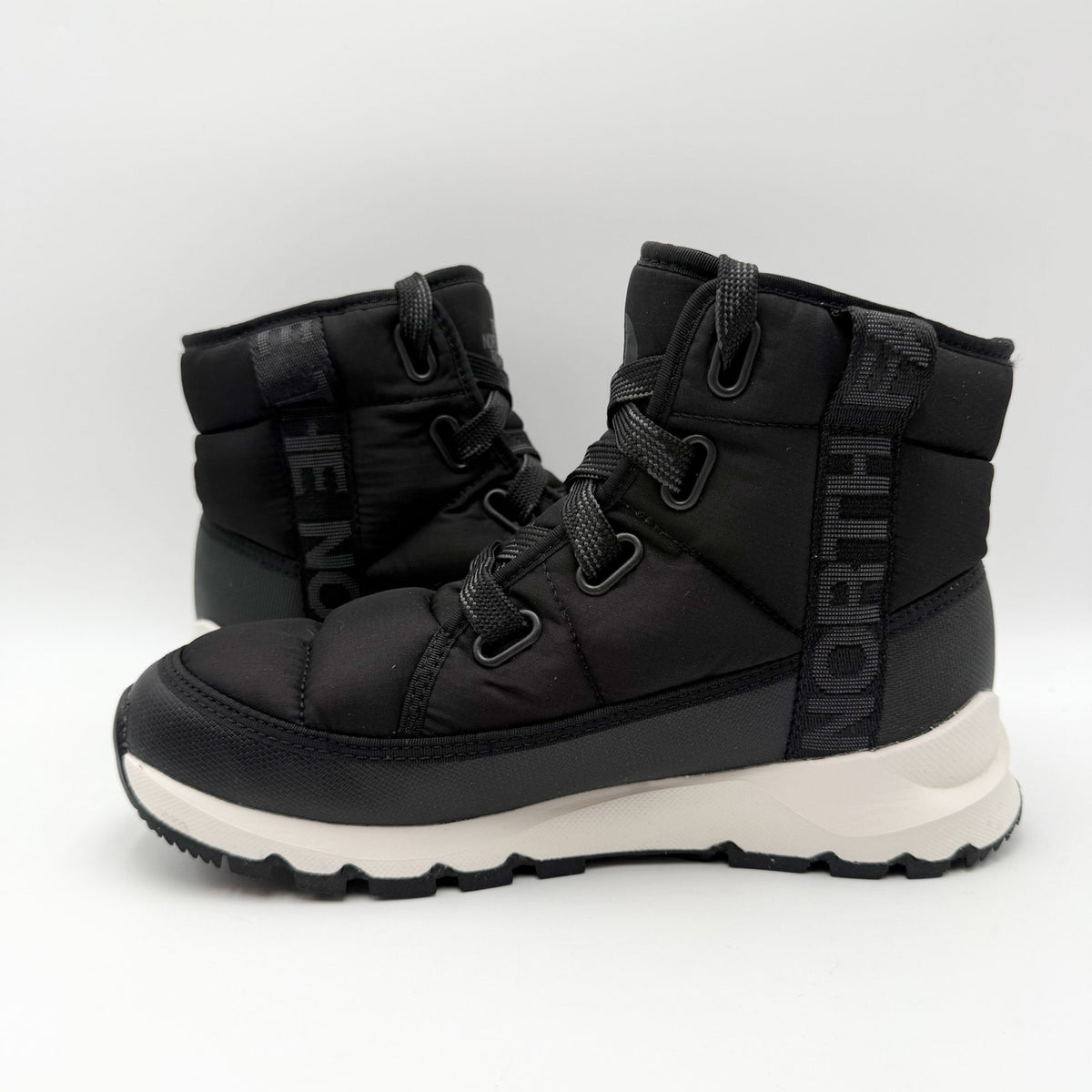 The North Face Womens Thermoball Luxe Ankle Boots Size 8 Black Waterproof NIB