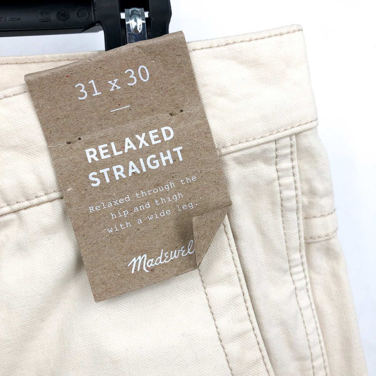 MADEWELL Men's Relaxed Straight Workwear Pants 31x30 Vintage Canvas AH665 NWT
