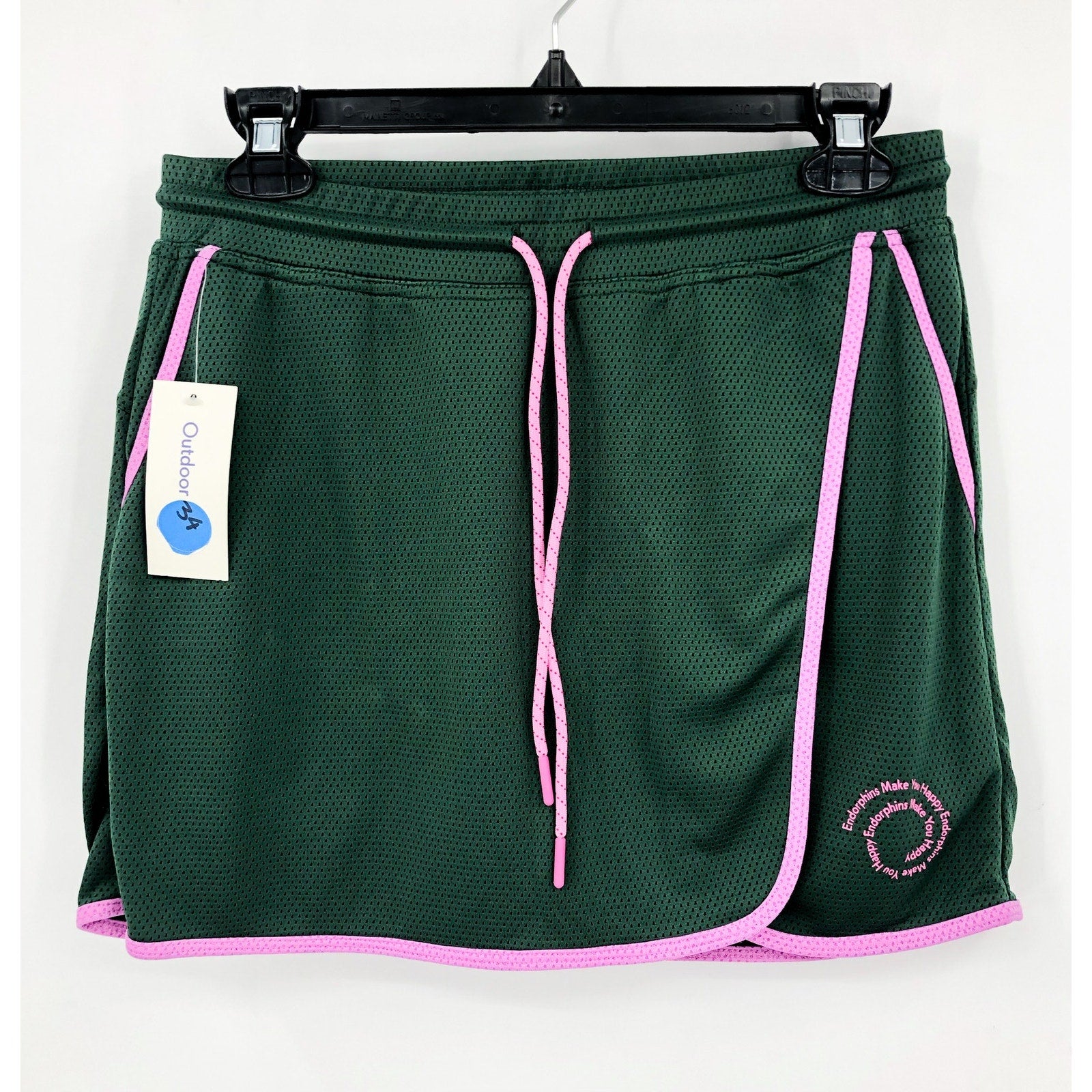 OUTDOOR VOICES Women's RecMesh 3.5" Skort Small Evergreen Built In Short NWT