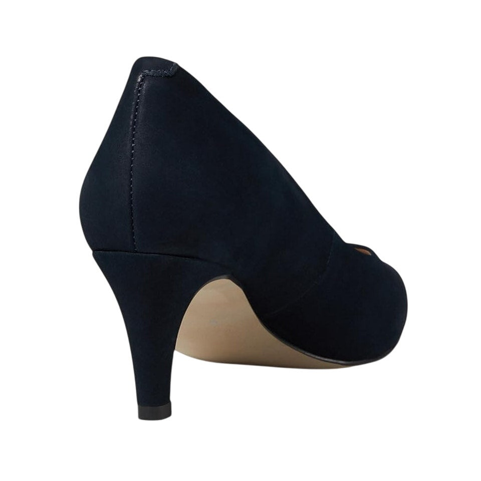 Marc Joseph Womens Trinity PL Pump US 9.5 EU 40.5 Navy Blue Suede NIB