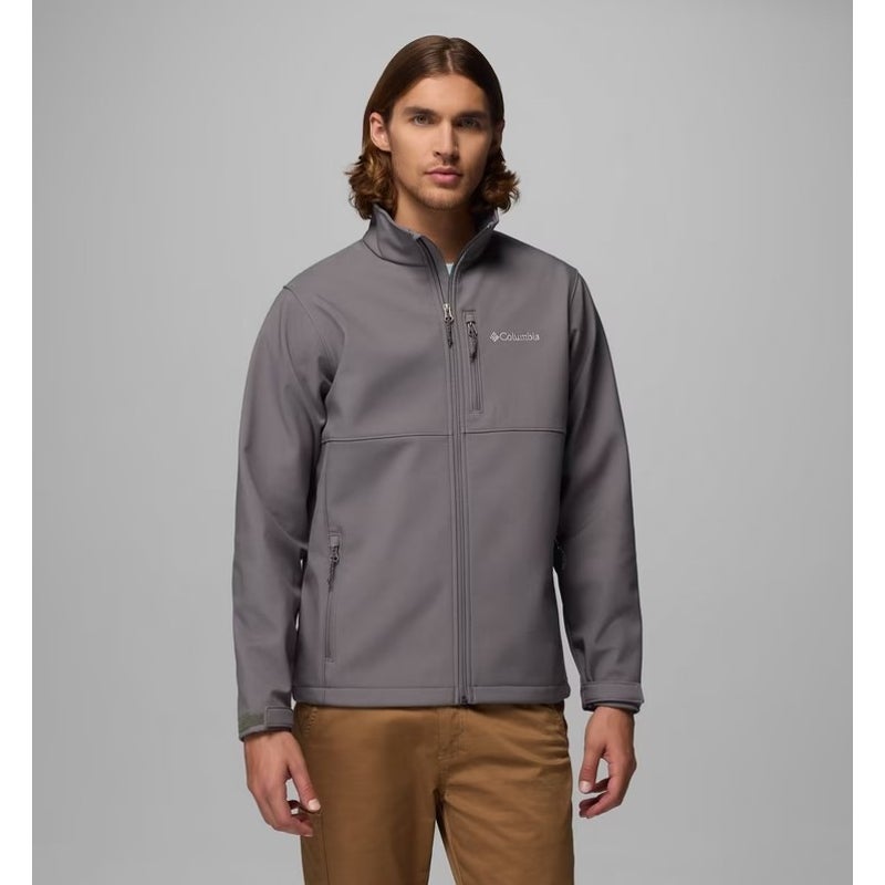 COLUMBIA Men's Ascender Hiking Softshell Jacket Size 3X City Grey NWT