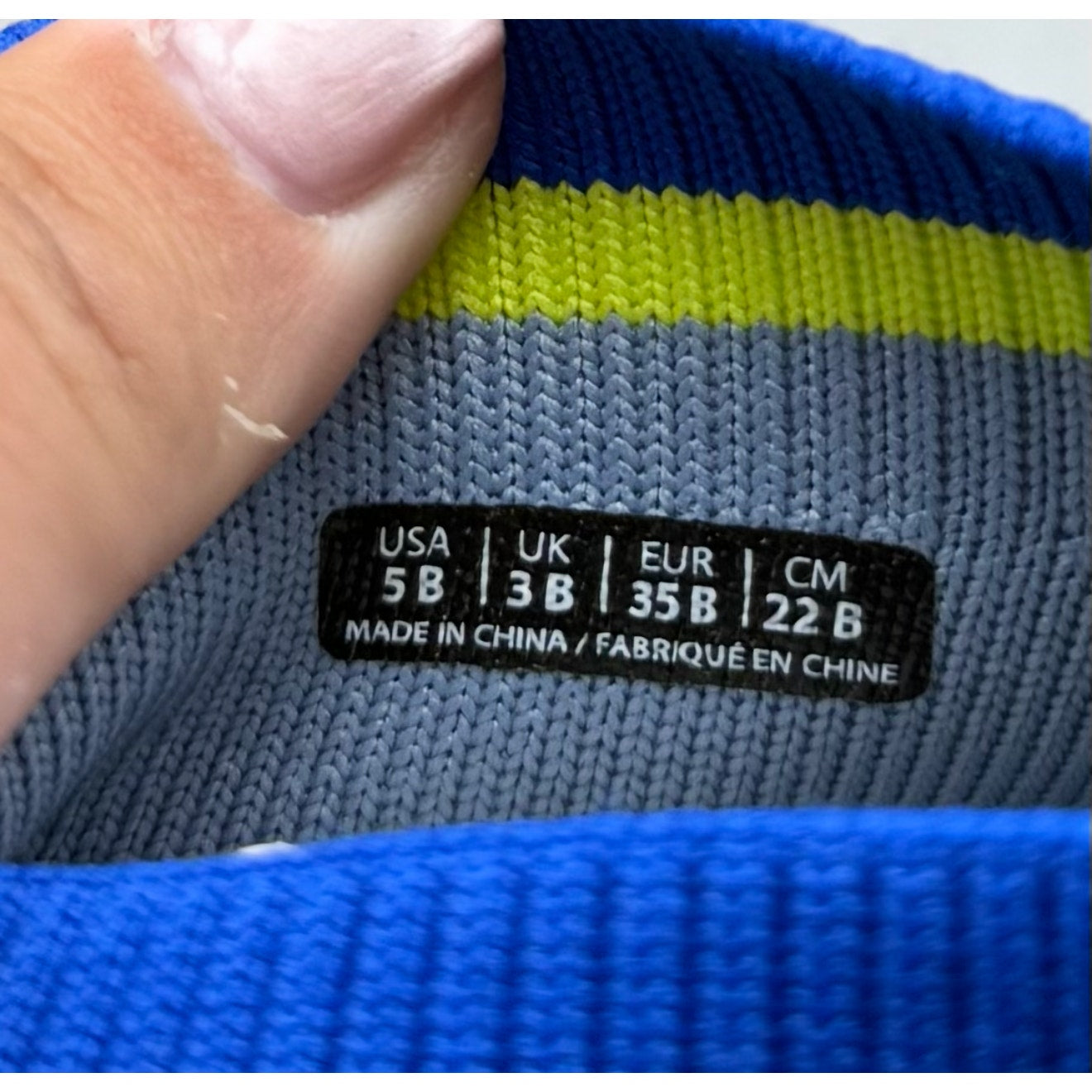 Spenco Waco Womens Pure Love Knit Casual Sneaker Size 5 Fog Blue Slip On NIB
