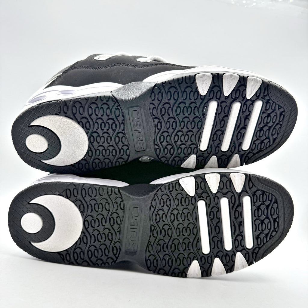 Osiris Mens D3 OG Sneakers US 12 EU 47 Black White EUC