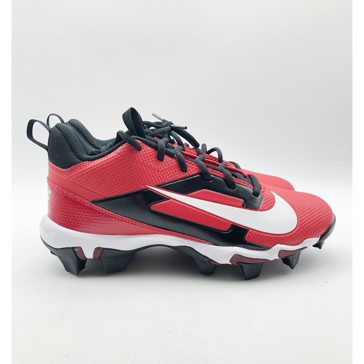 Nike Kids Alpha Menace 4 Shark Football Cleats Size 6 Red White NWOB