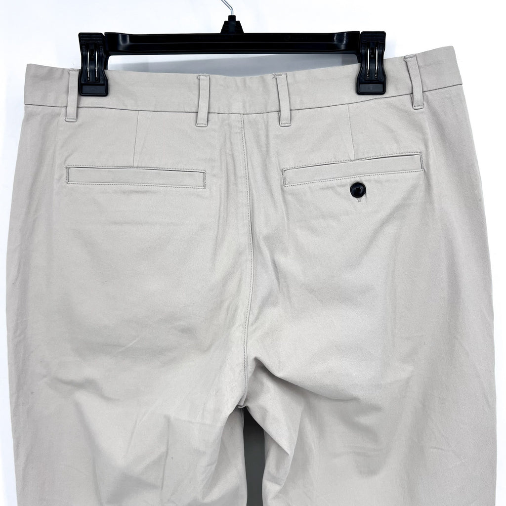 EVERLANE Men's Uniform Performance Chinos 33x32 Stone Gray Slim Fit Pants NWT