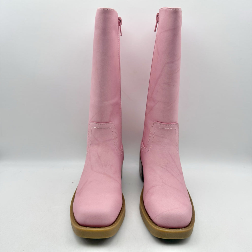 Frye & Co. Girls Miranda Riding Boots US 2 M EU 33.5 Light Pink NWOB