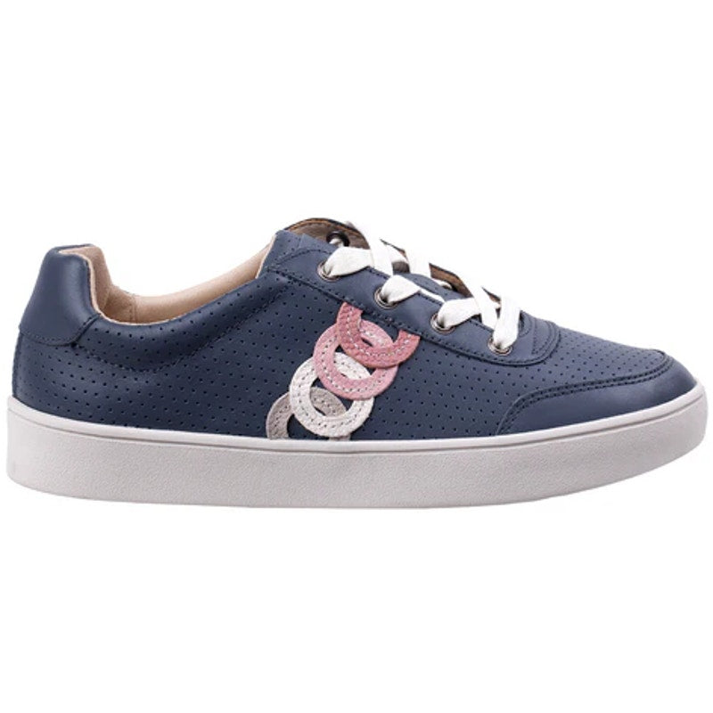 Spenco Womens Cambridge Casual Sneakers Size 9 M EU 39.5 Blue Pink Leather NIB