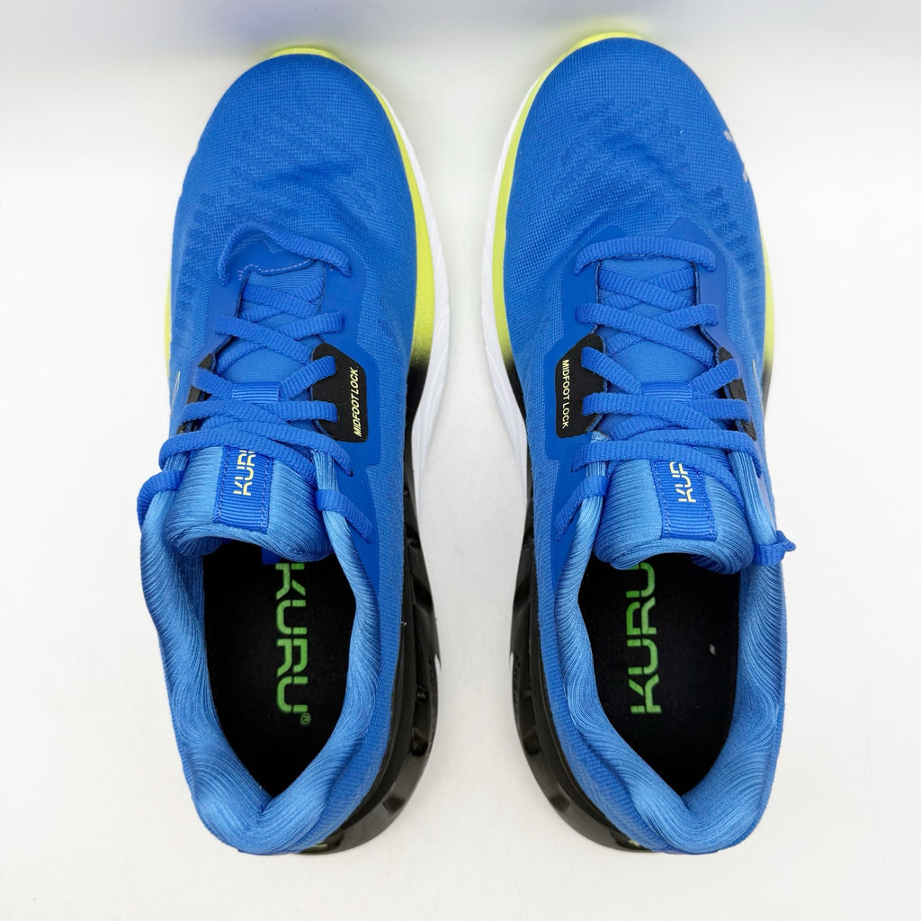 Kuru Mens Triple Max Ion Sneakers US 9.5 M EU 42 Blue Lime Athletic NWOB