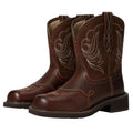 Ariat Womens Fatbaby Heritage Cowboy Dapper Boots US 8 M Brown Leather NWOB