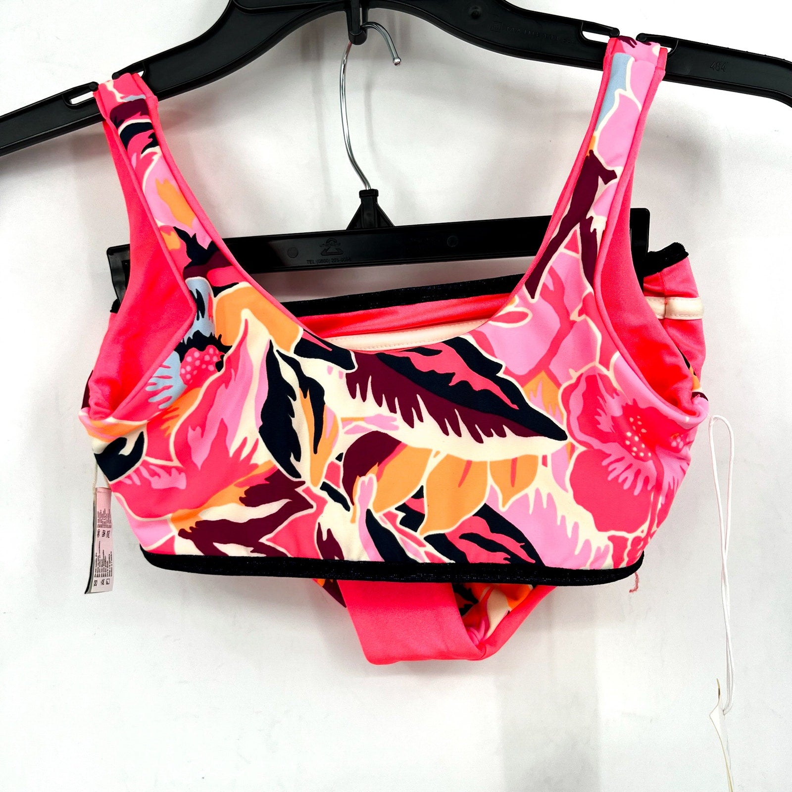 MAAJI Girl's Reversible Retro Bikini Two Piece Set Size 8 Pink Multi Printed NWT