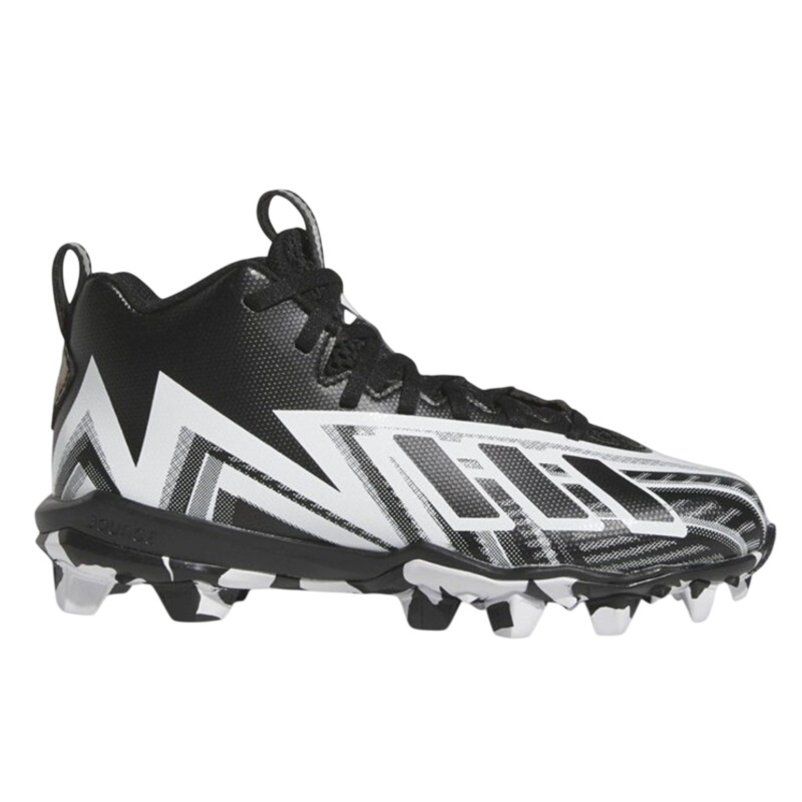 Adidas Youth Freak Spark MD 23 Football Cleats US 3.5 Black White Athletic NWOB