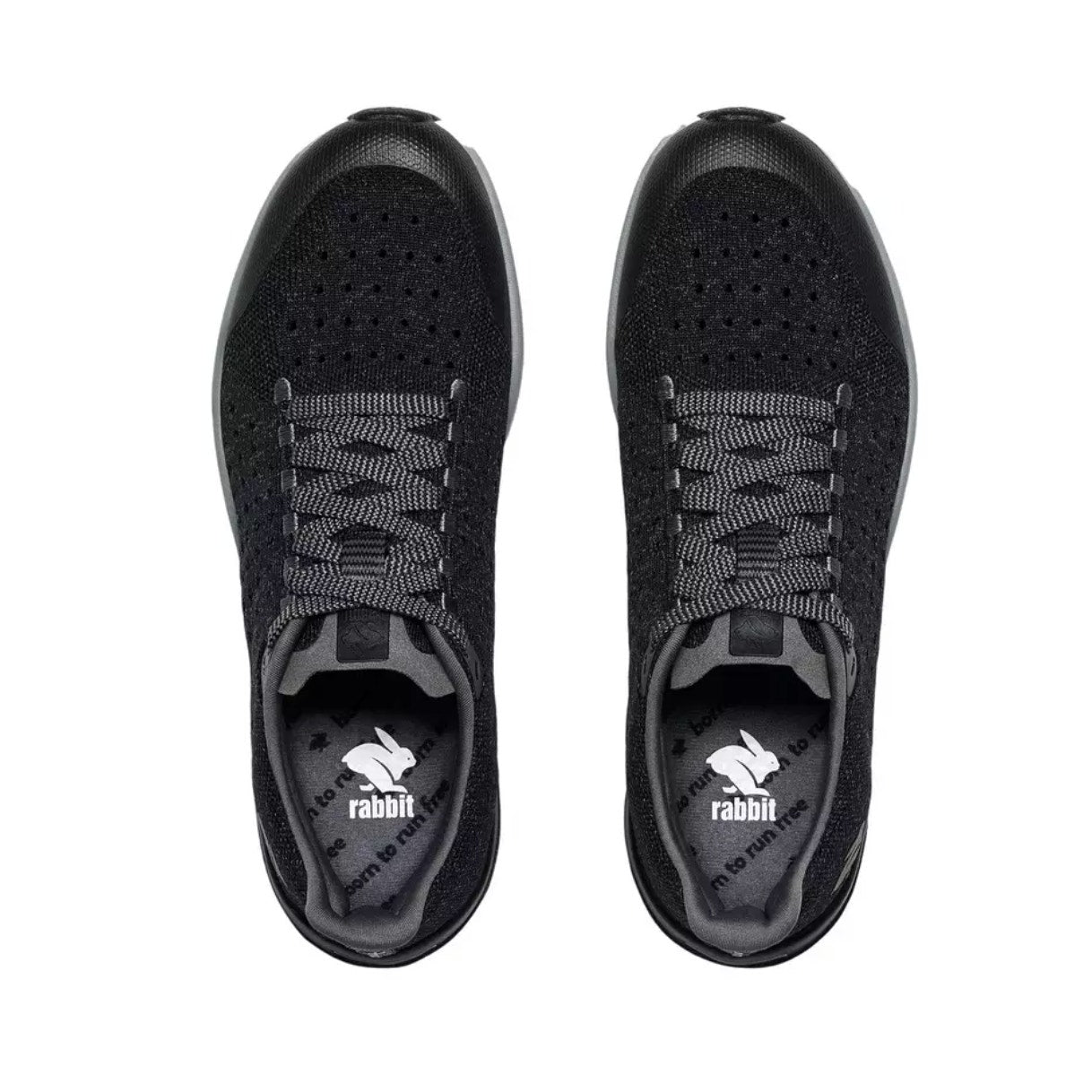 Rabbit Womens Dream Chaser Running Shoes US 9.5 Black EU 41 Athletic NIB